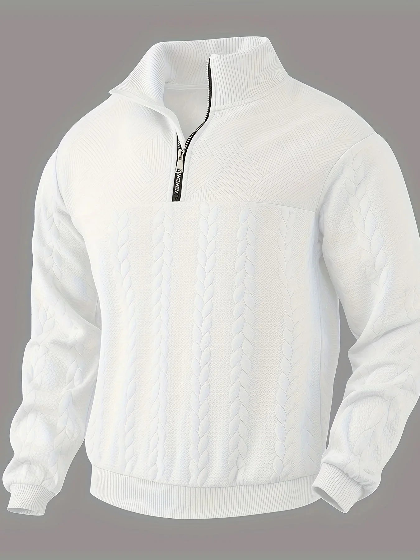 Rafael | Suéter vintage con cremallera para hombre