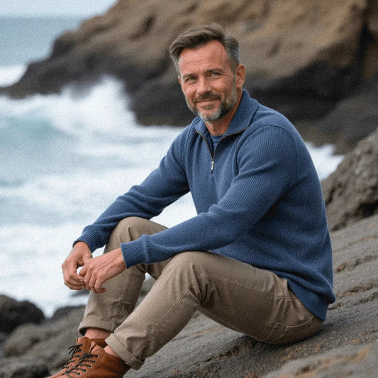 Antonio | Jersey de Punto con Cremallera