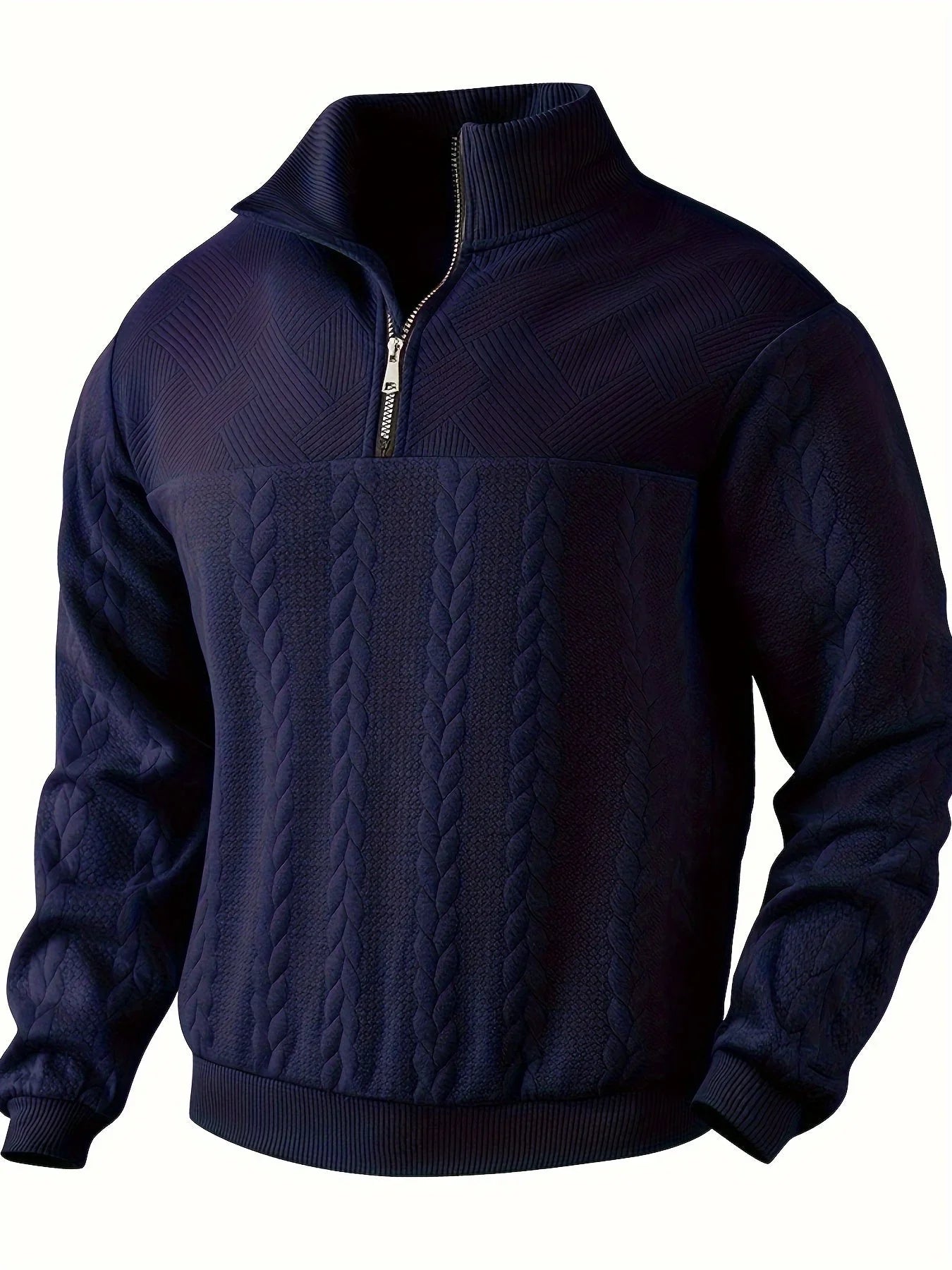 Rafael | Suéter vintage con cremallera para hombre