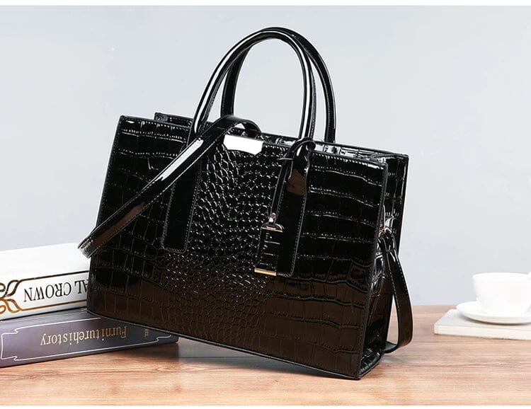 Luna™ | Bolso estampado de cocodrilo