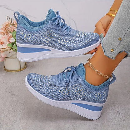 Lourdes | Zapatillas ortopédicas con brillantes diamantes