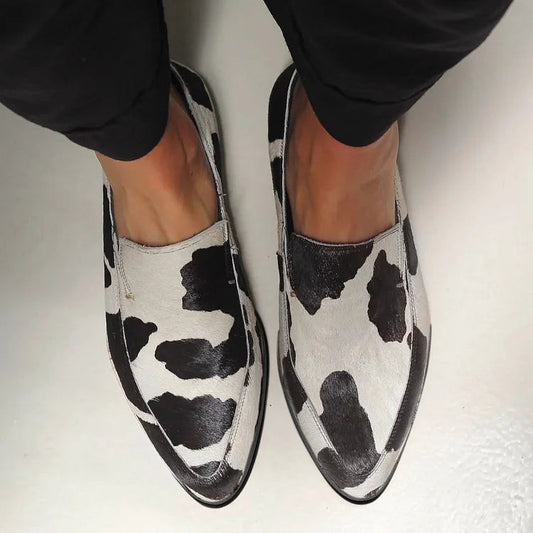 María | Elegantes mocasines de tacón bajo