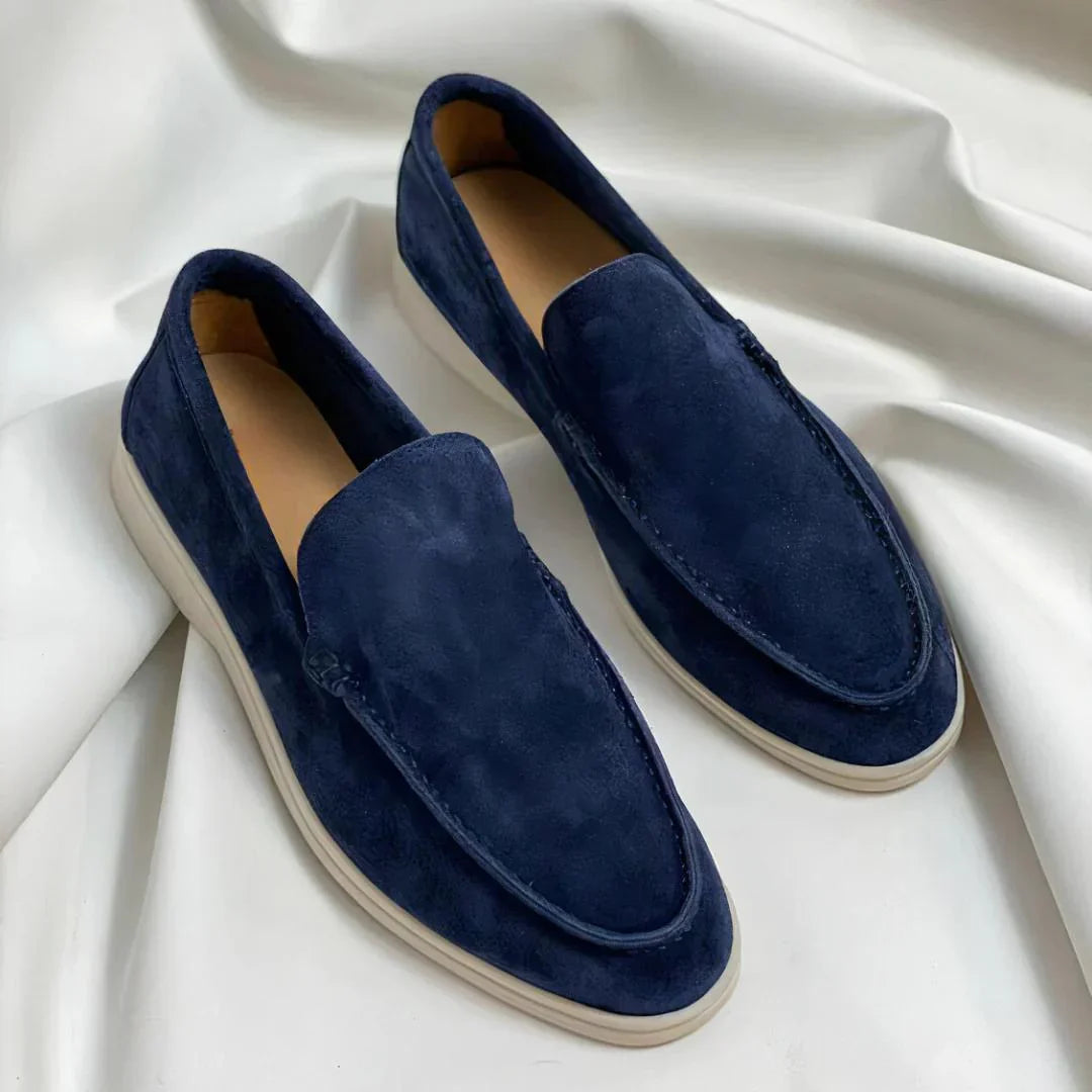 Fran | Elegantes mocasines de ante