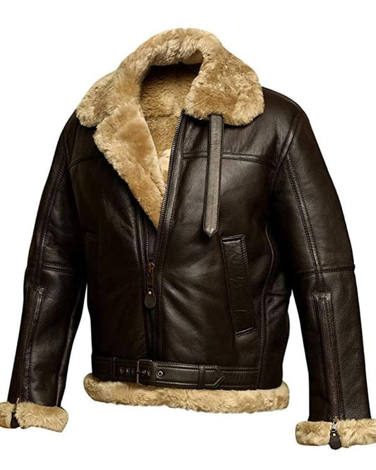 Maverick  | Chaqueta de Cuero Acolchada