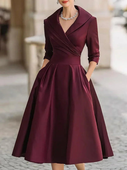 Clara | Elegante Vestido de Satén