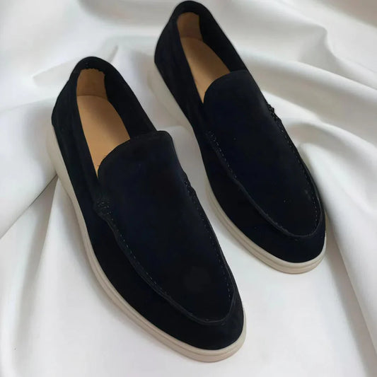 Fran | Elegantes mocasines de ante
