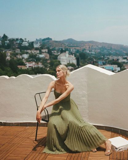Luna | Vestido elegancia con espalda descubierta
