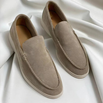 Fran | Elegantes mocasines de ante