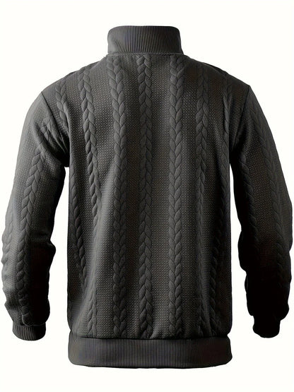 Rafael | Suéter vintage con cremallera para hombre
