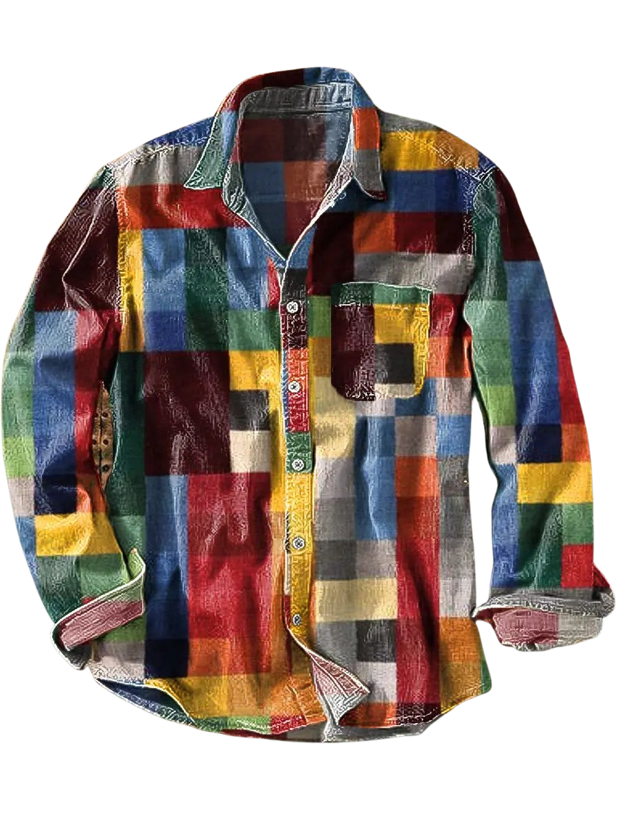 JOEL | Camisa de manga larga estampada