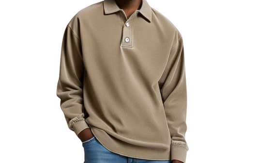 Paco | Polo vintage de manga larga