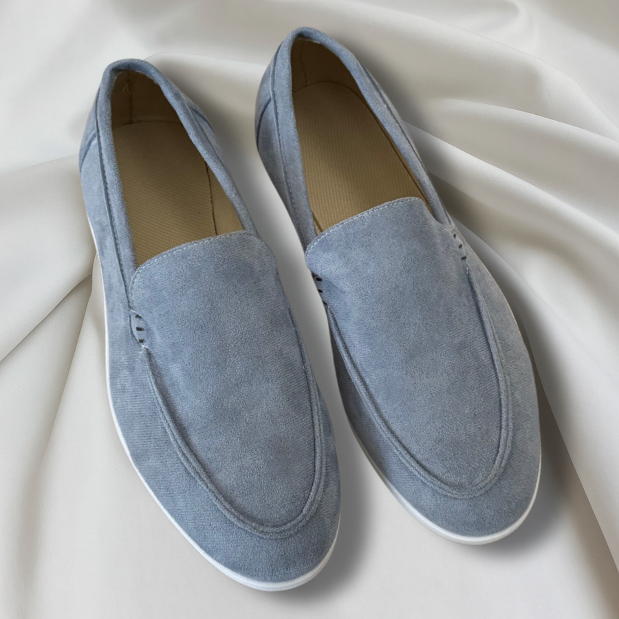 Fran | Elegantes mocasines de ante