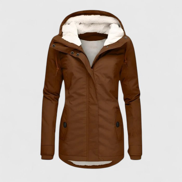 Soraya | Chaqueta de otoño impermeable con capucha