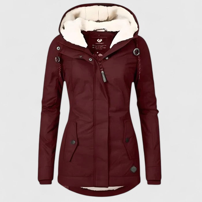 Soraya | Chaqueta de otoño impermeable con capucha