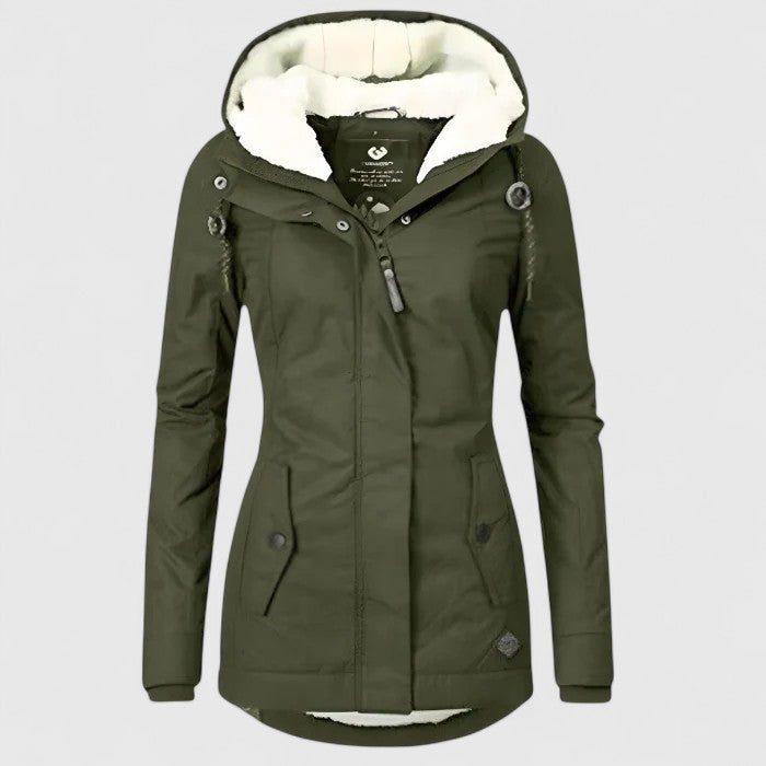 Soraya | Chaqueta de otoño impermeable con capucha
