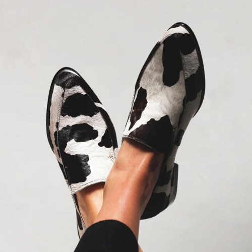 María | Elegantes mocasines de tacón bajo
