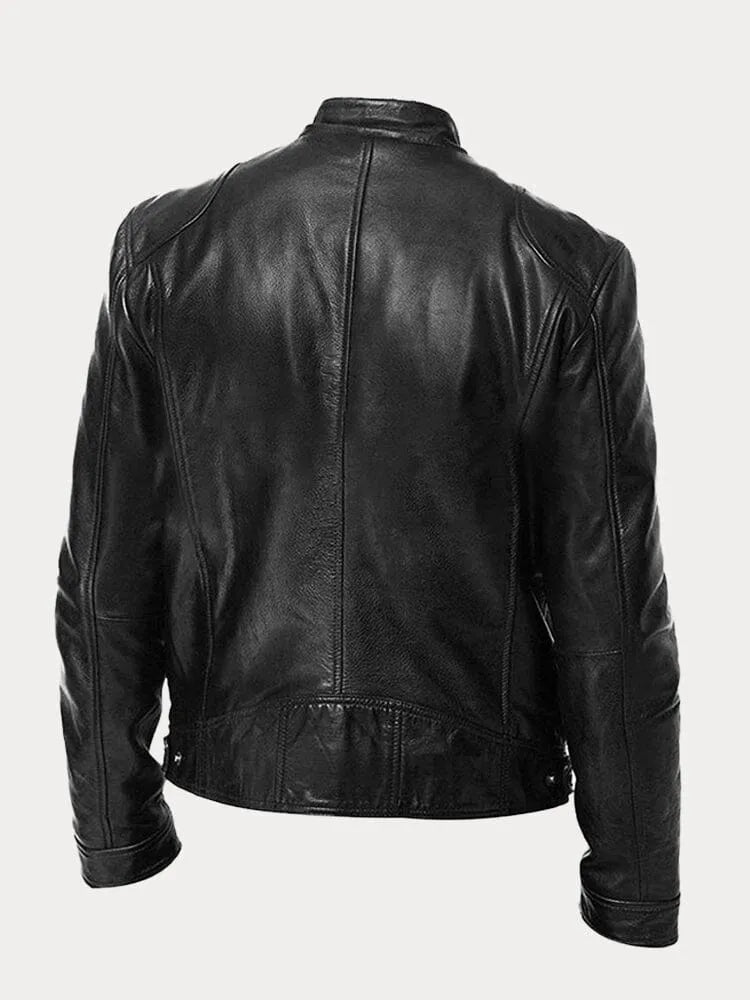 Carlos™ | Chaqueta de cuero informal