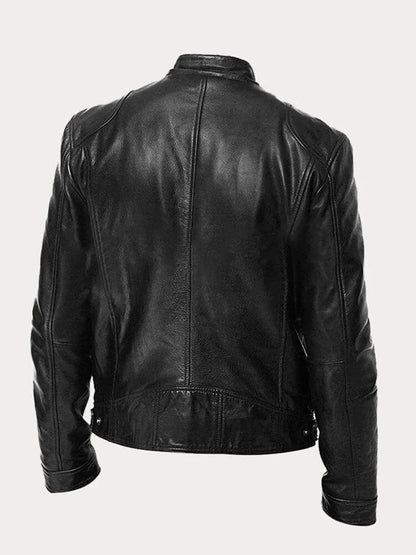 Carlos™ | Chaqueta de cuero informal