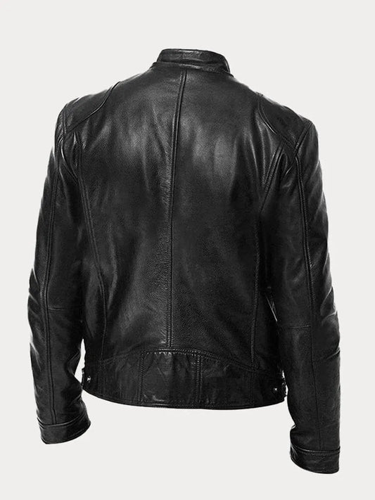 Carlos™ | Chaqueta de cuero informal