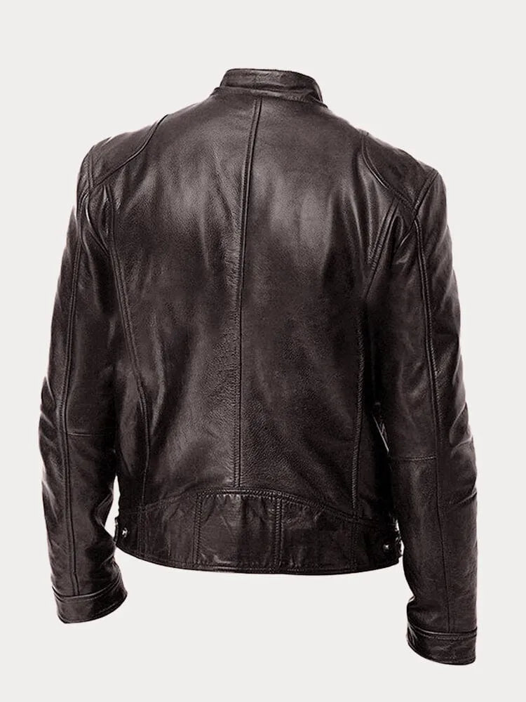 Carlos™ | Chaqueta de cuero informal
