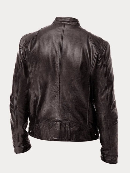 Carlos™ | Chaqueta de cuero informal