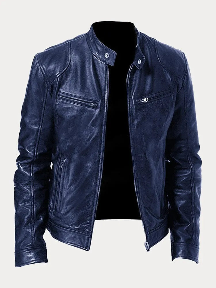 Carlos™ | Chaqueta de cuero informal