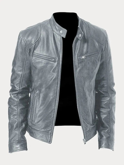 Carlos™ | Chaqueta de cuero informal