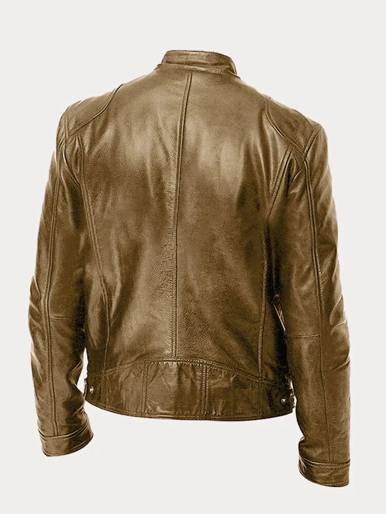 Carlos™ | Chaqueta de cuero informal
