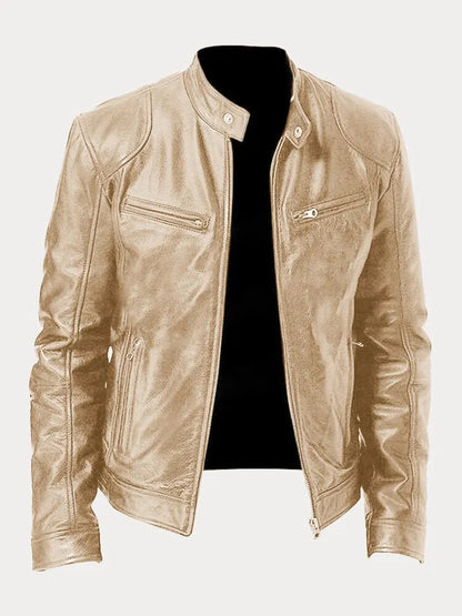 Carlos™ | Chaqueta de cuero informal