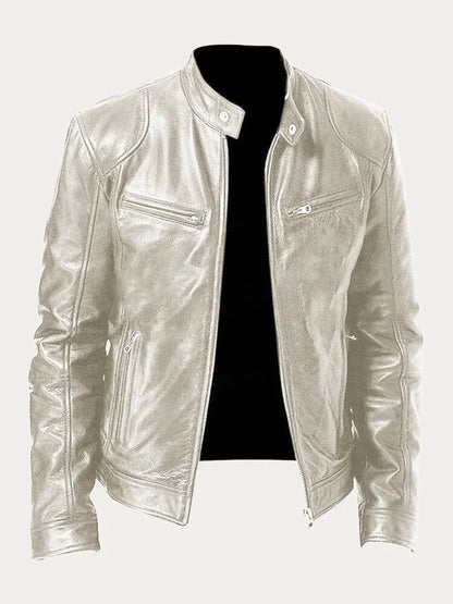Carlos™ | Chaqueta de cuero informal