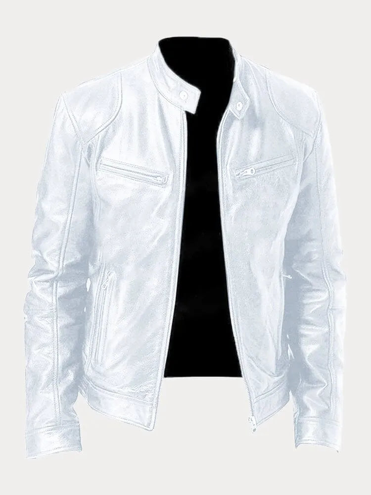 Carlos™ | Chaqueta de cuero informal