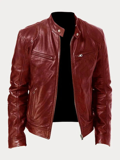 Carlos™ | Chaqueta de cuero informal