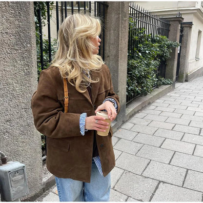 Helena | Chaqueta Aterciopelada Elegante