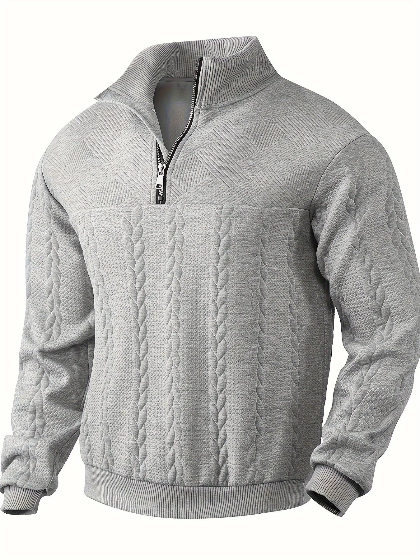 Rafael | Suéter vintage con cremallera para hombre