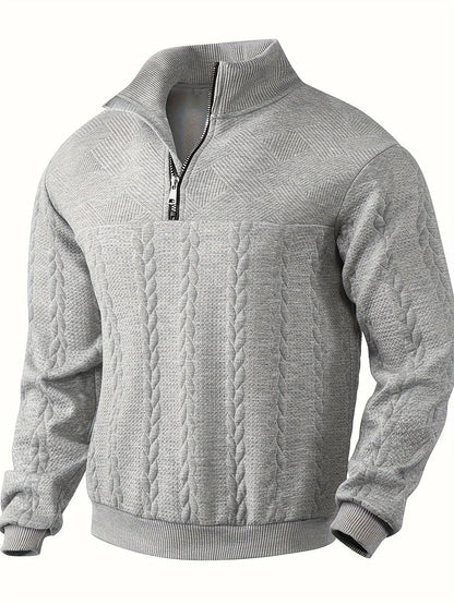 Rafael | Suéter vintage con cremallera para hombre