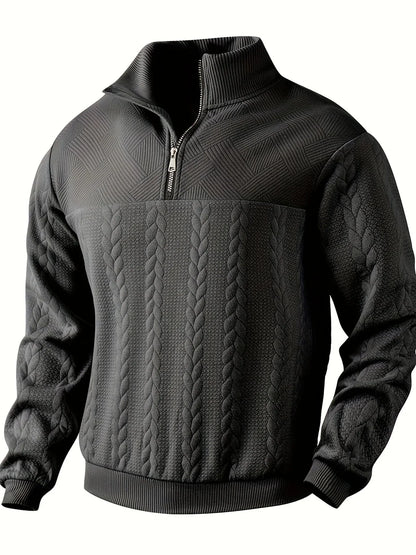 Rafael | Suéter vintage con cremallera para hombre