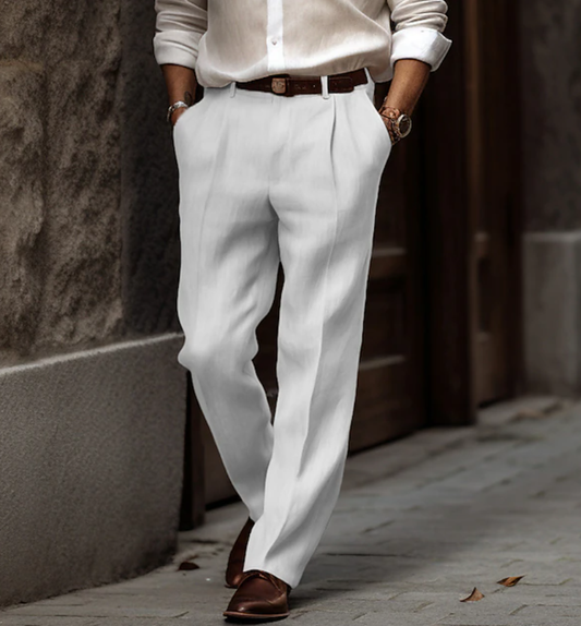 Leonard | Pantalones clásicos de lino