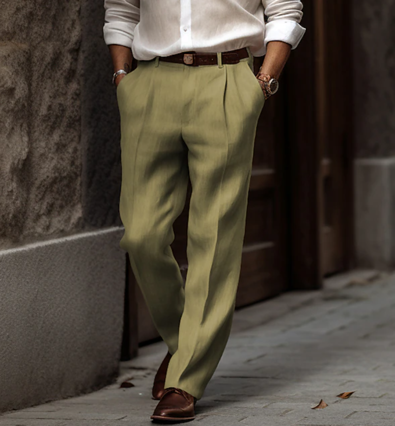 Leonard | Pantalones clásicos de lino