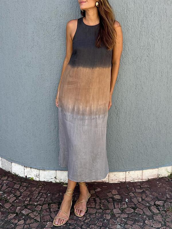 Sara | Vestido elegante con estampado natural
