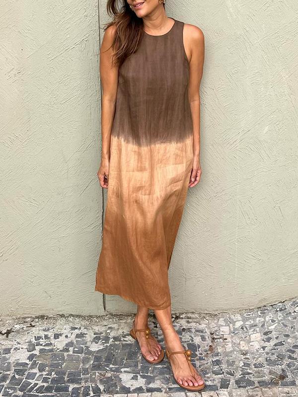Sara | Vestido elegante con estampado natural