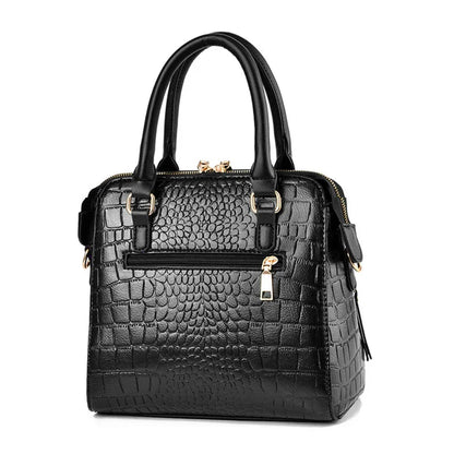 Luna™ | Bolso con textura de cocodrilo