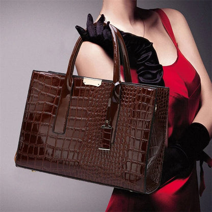 Luna™ | Bolso estampado de cocodrilo