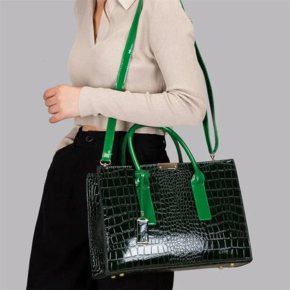 Luna™ | Bolso estampado de cocodrilo