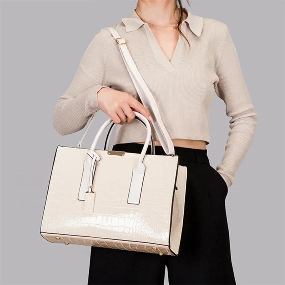 Luna™ | Bolso estampado de cocodrilo