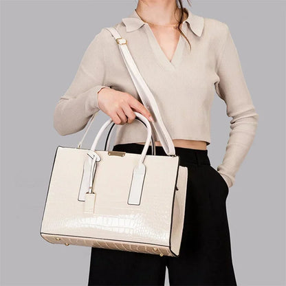 Luna™ | Bolso estampado de cocodrilo