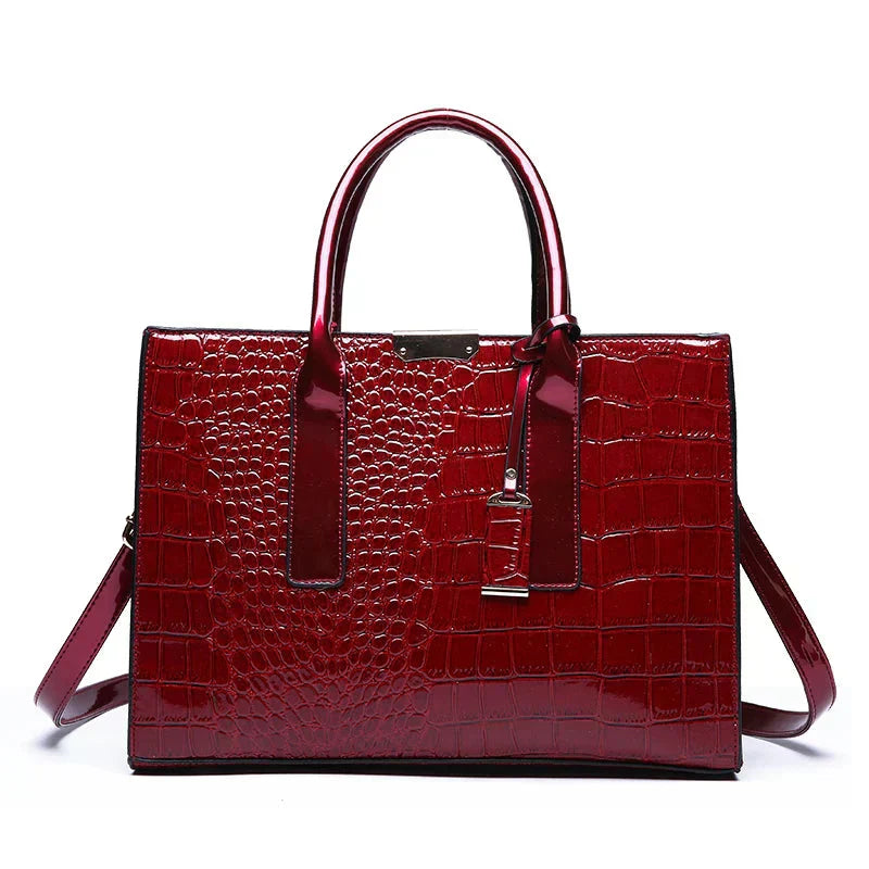 Luna™ | Bolso estampado de cocodrilo